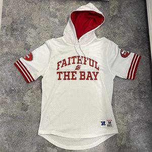 Men’s San Francisco 49ers Mitchell & Ness Mesh Hoodie | Men’s medium